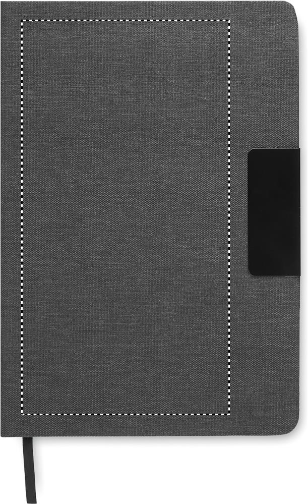 Apdrukas vieta NOTEBOOK FRONT