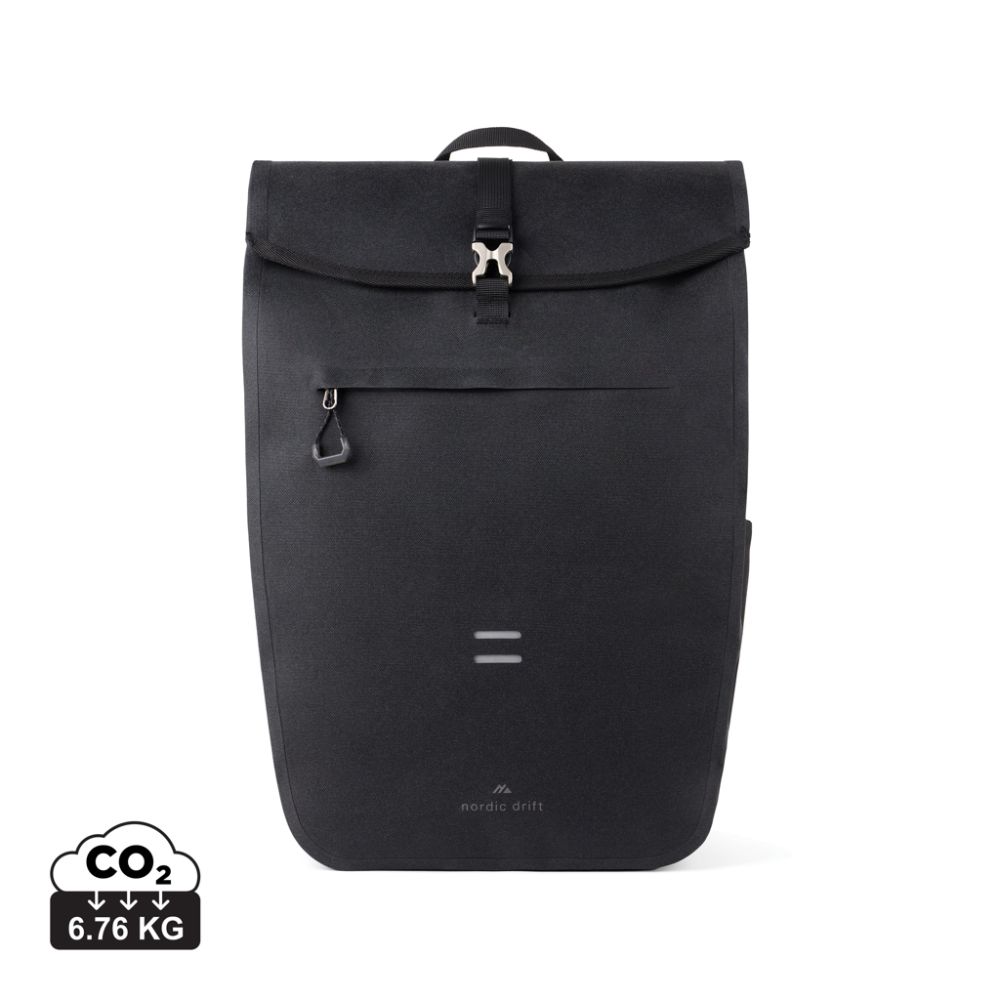 Mugursoma Nordic Drift Trail ar atstarojošu materiālu, 30 l, ar jūsu logo