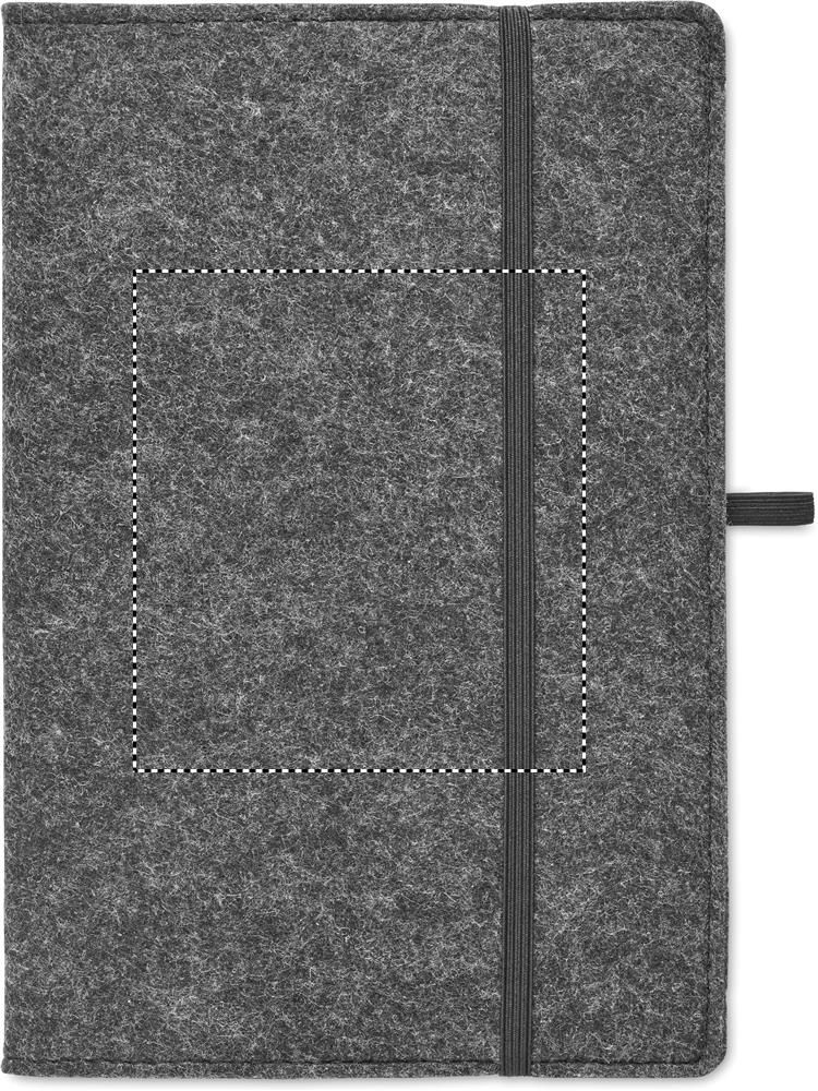 Print position FRONT DEBOSSING