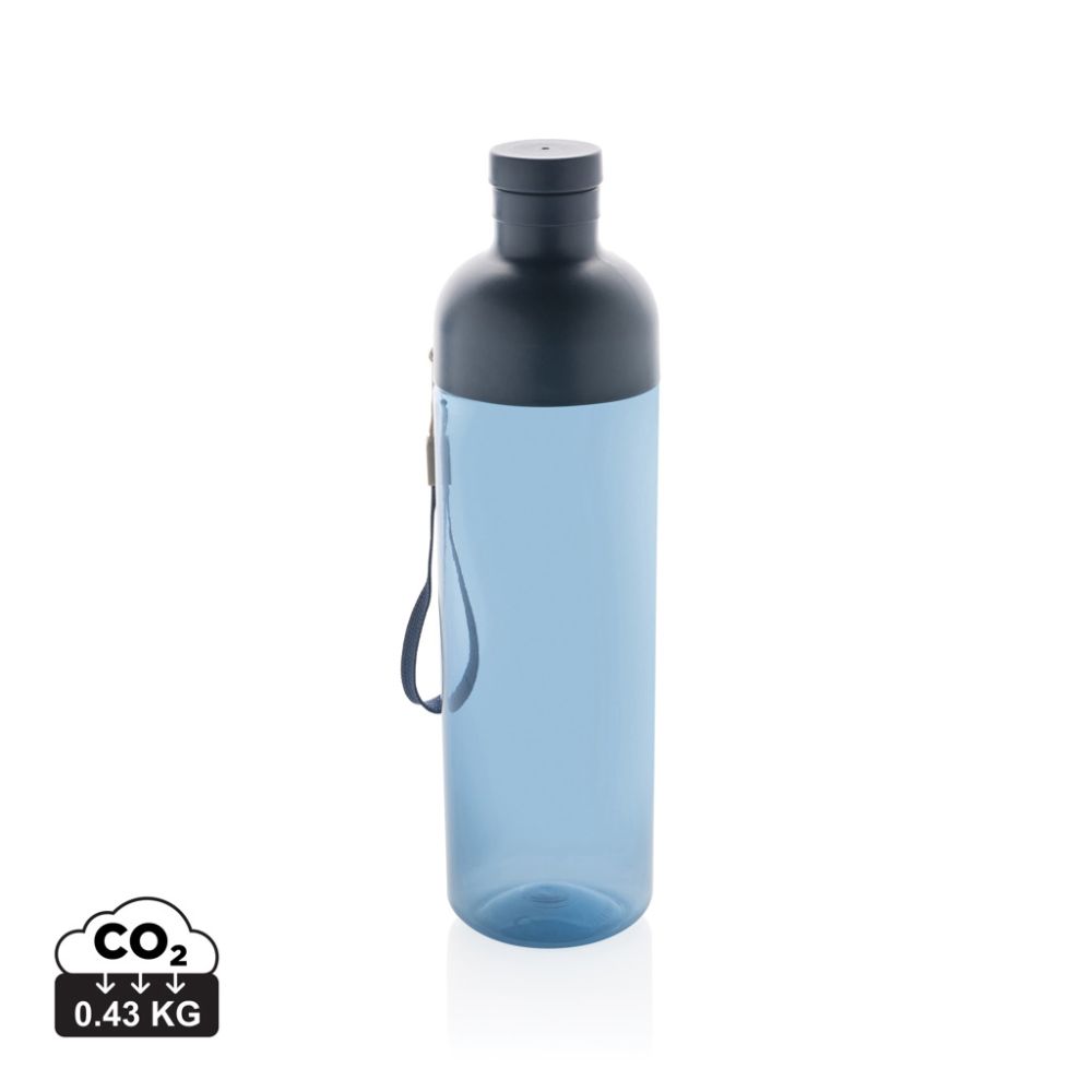 Pudele Impact no pārstrādāta rPET 600 ml, necaurlaidīga, ar jūsu logo