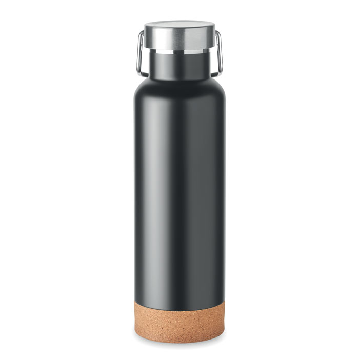 Vacuum insulated bottle IVES 500 ml with cork base and your logo