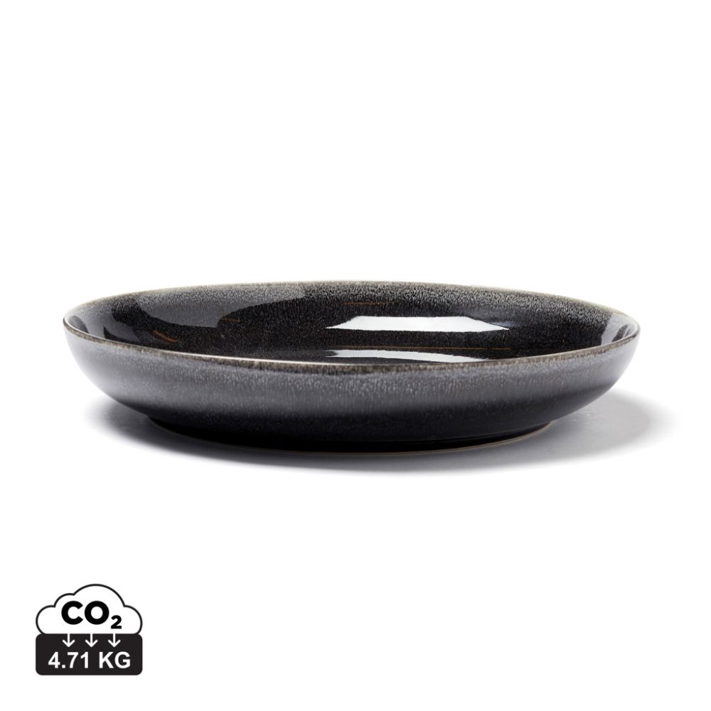 VINGA Nomimono stoneware serving bowl, 31 cm, handmade, with your logo