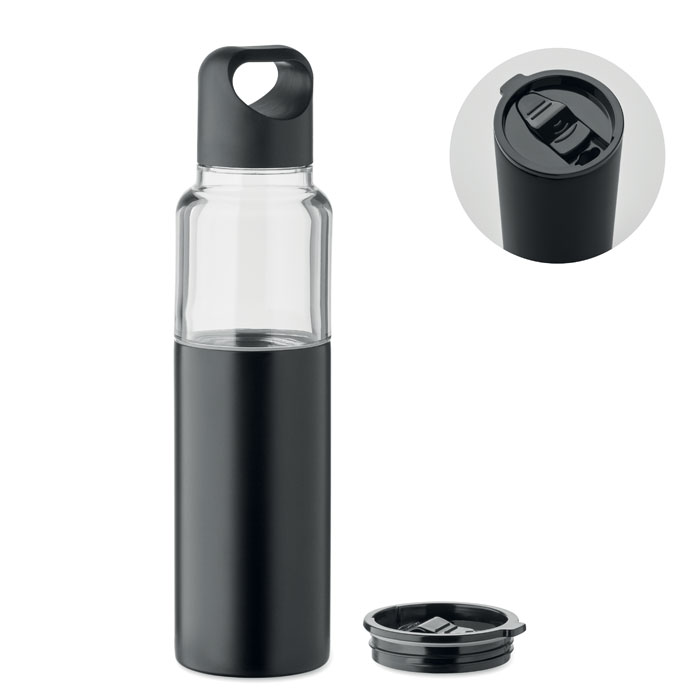 2 in 1 pudele DUALUSE ar dubultsienu krūzi, 610 ml, ar jūsu logo