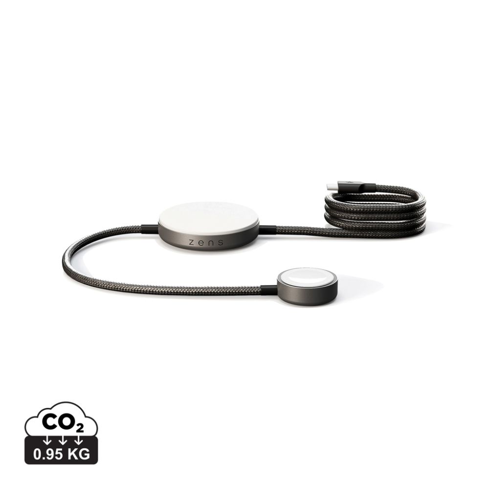 Charging cable Zens Charging Cable Pro 2 with Qi2 and Apple Watch module, with your logo