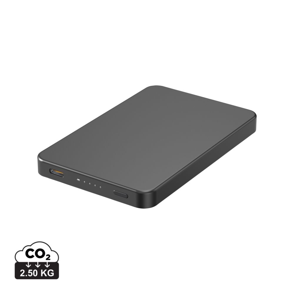 Urban Vitamin Marin 5000 mAh magnetic 15W wireless power bank with your logo