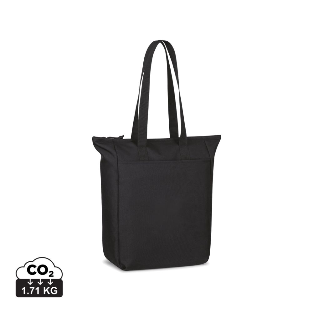 Zippered tote bag Renew AWARE™ rPET with recycled fabric with your logo
