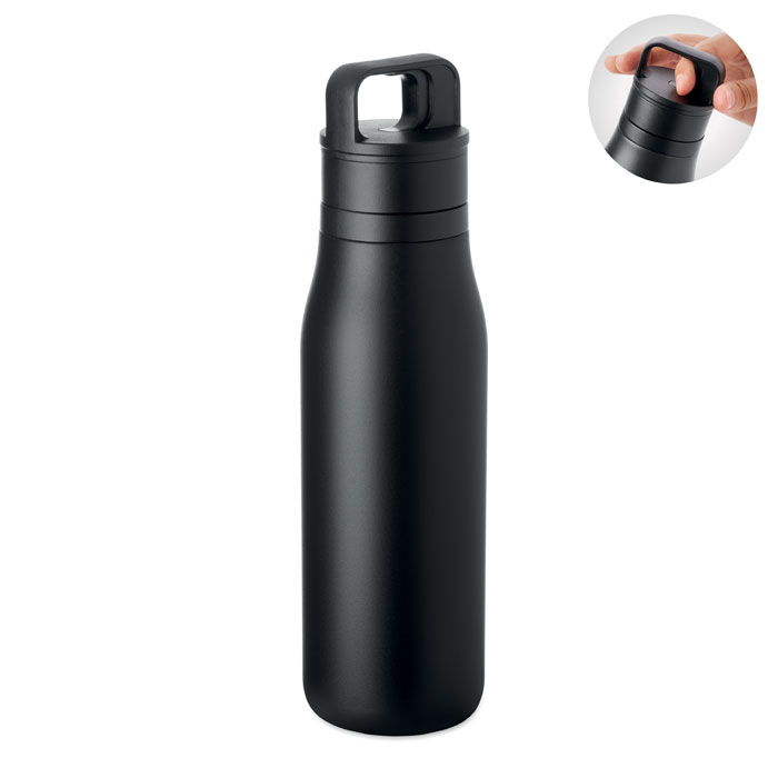 Dubultsienu pudele EMPIRE 500 ml no pārstrādātas nerūsējošā tērauda ar jūsu logo