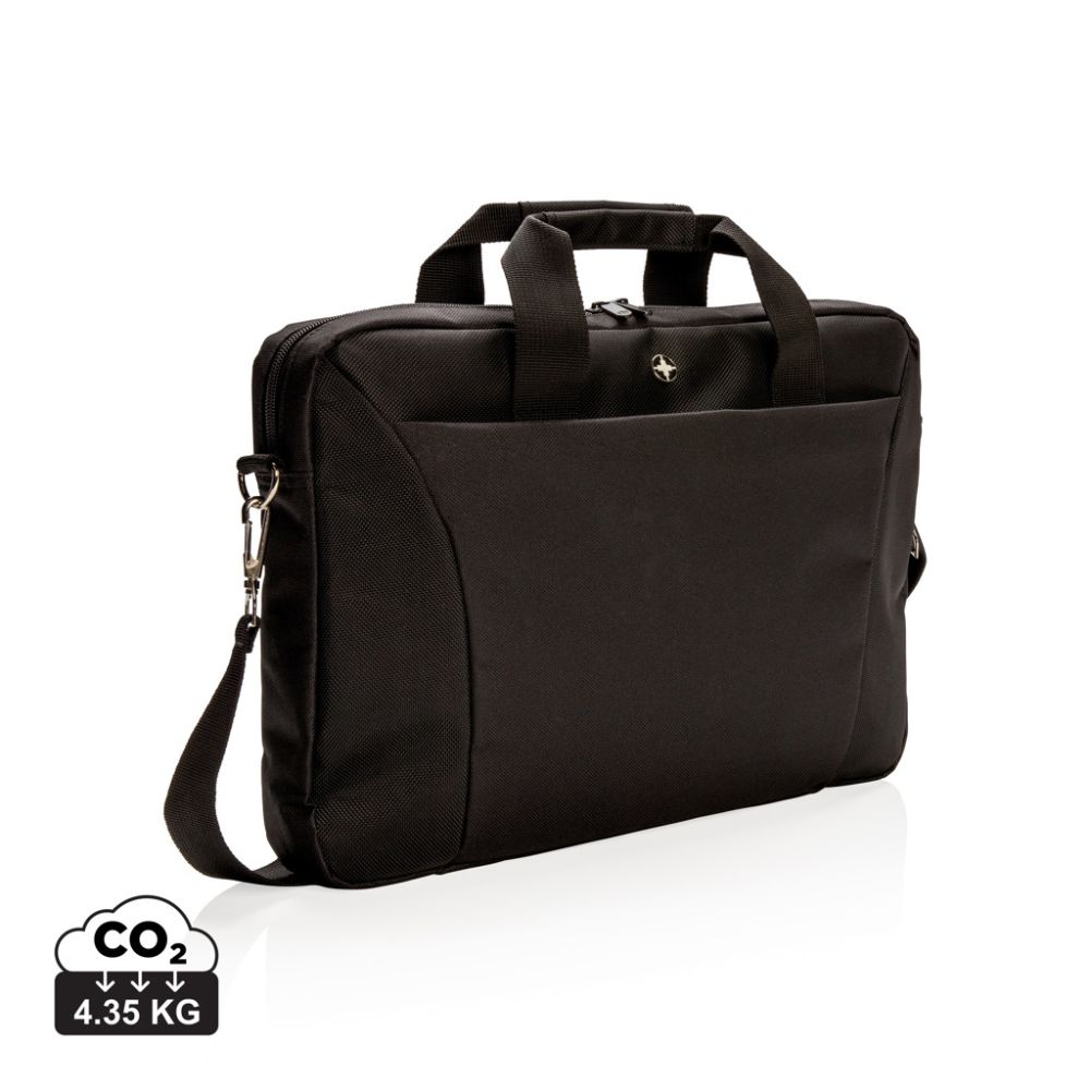 Soma 15,4" portatīvajam datoram Swiss Peak no 600D un 1680D poliestera ar jūsu logo