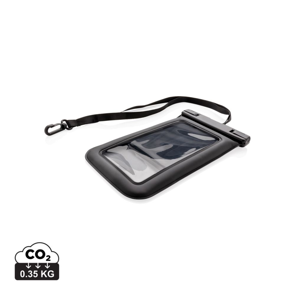 Waterproof phone pouch IPX8 floating with transparent window, with your logo