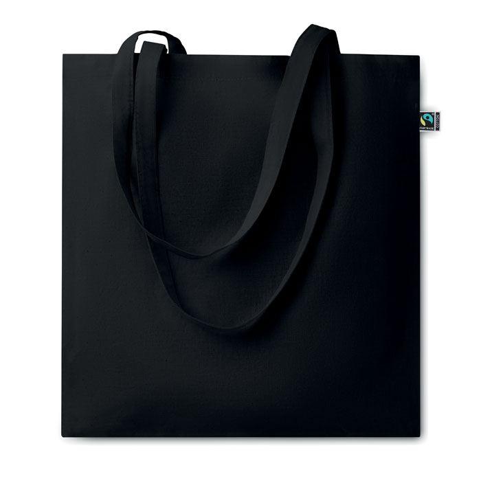 Cotton shopping bag OSOLE COLOUR with long handles, with your logo