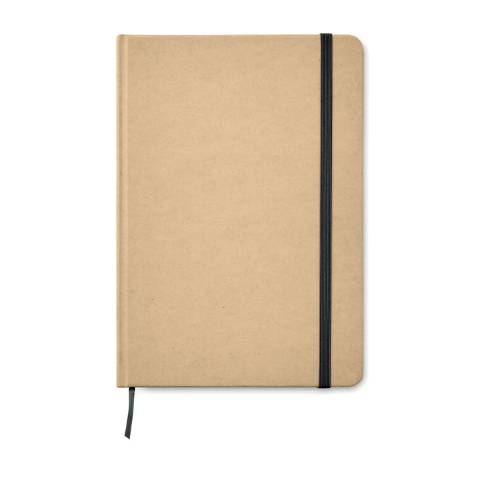 A5 recycled notebook EVERWRITE with hard carton cover with your logo