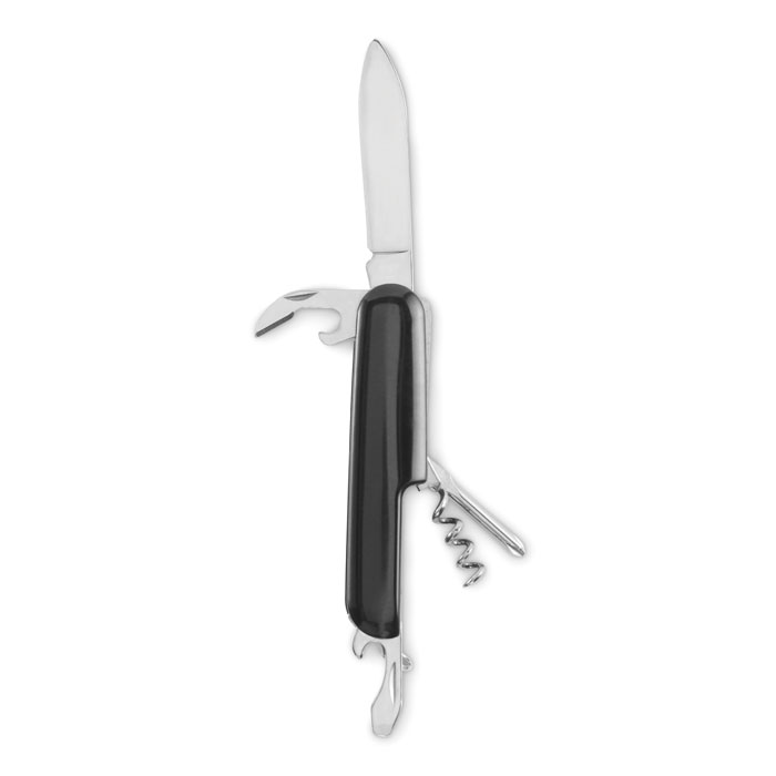 MULTICHILLO multi-function pocket knife, recycled aluminium, 5 functions, with your logo
