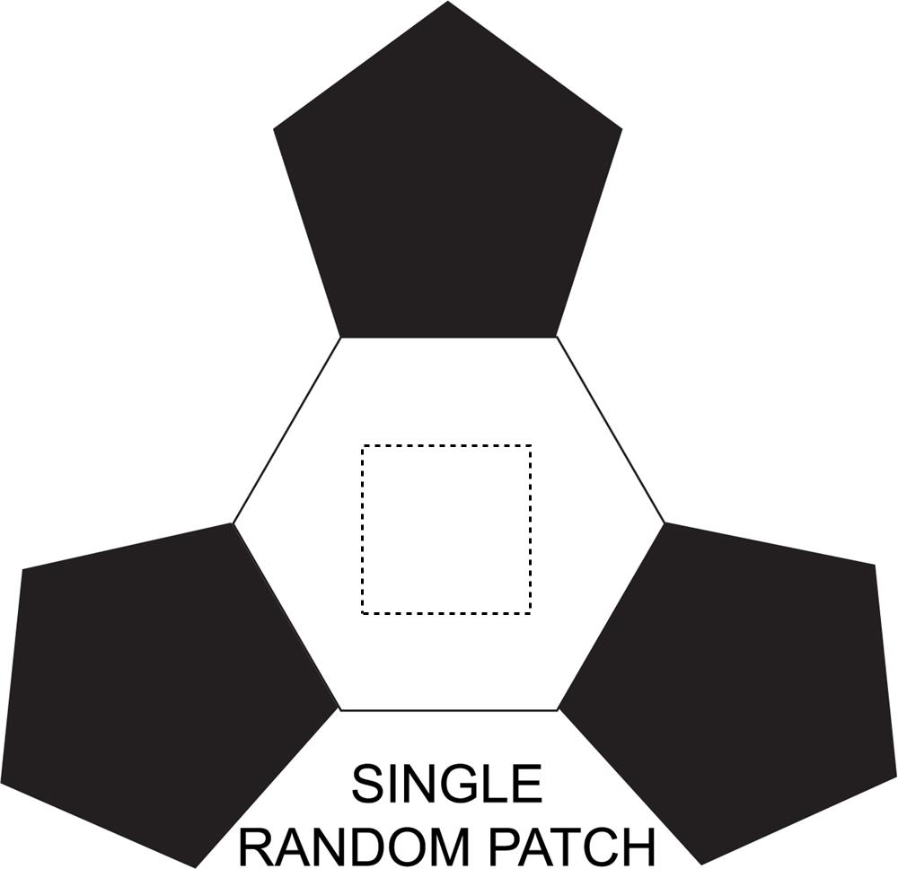 Apdrukas vieta SINGLE RANDOM PATCH