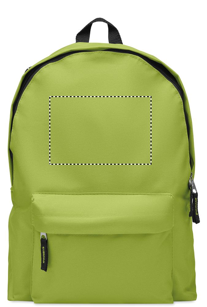 Print position FRONT ABOVE POCKET