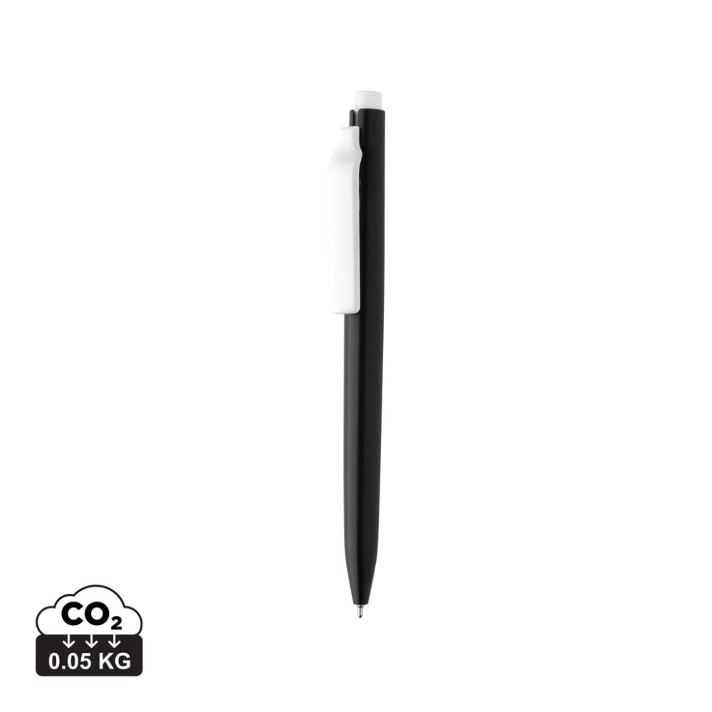 Vibe pen made of recycled R-ABS with ultra glide ink and your logo