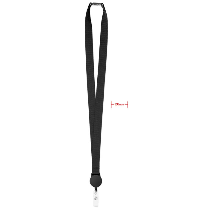 Lente ZIP LANYARD ar izvelkamu turētāju un jūsu logo