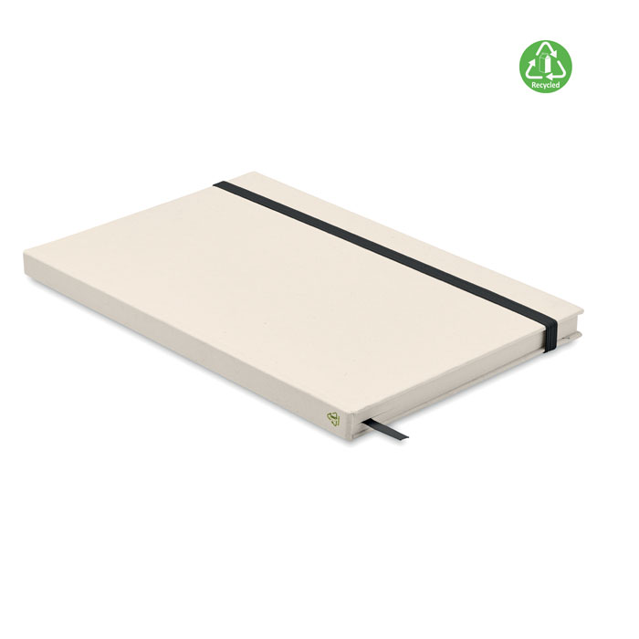 A5 notebook MITO NOTE made from recycled milk cartons with your logo