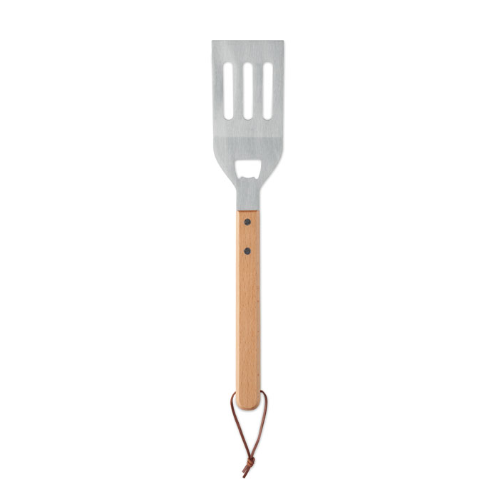 Grila lāpstiņa OPENCOOK ar dižskābarža rokturi un jūsu logo