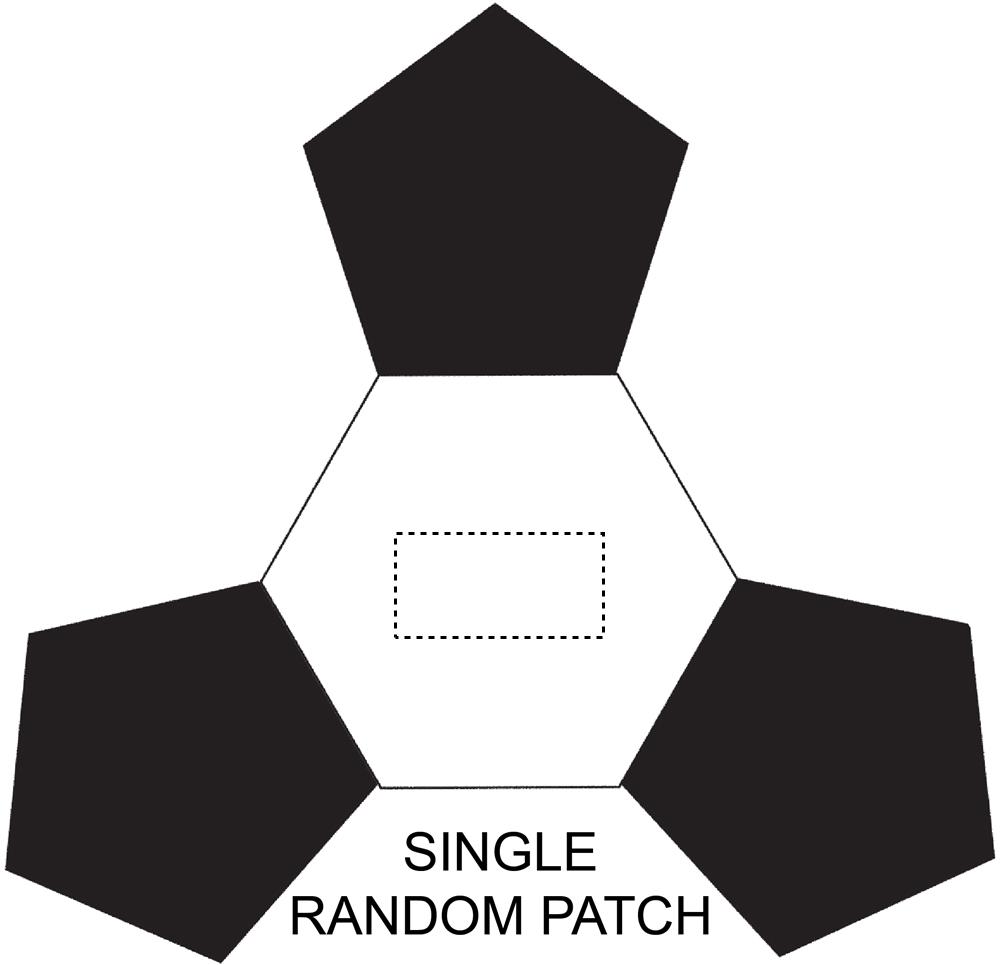 Apdrukas vieta SINGLE RANDOM PATCH