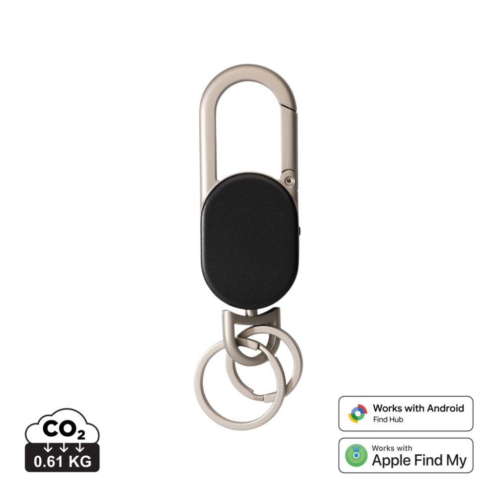 Atslēgu piekariņš-meklētājs Keyfinder Dual ar Find My un Find Hub ar jūsu logo
