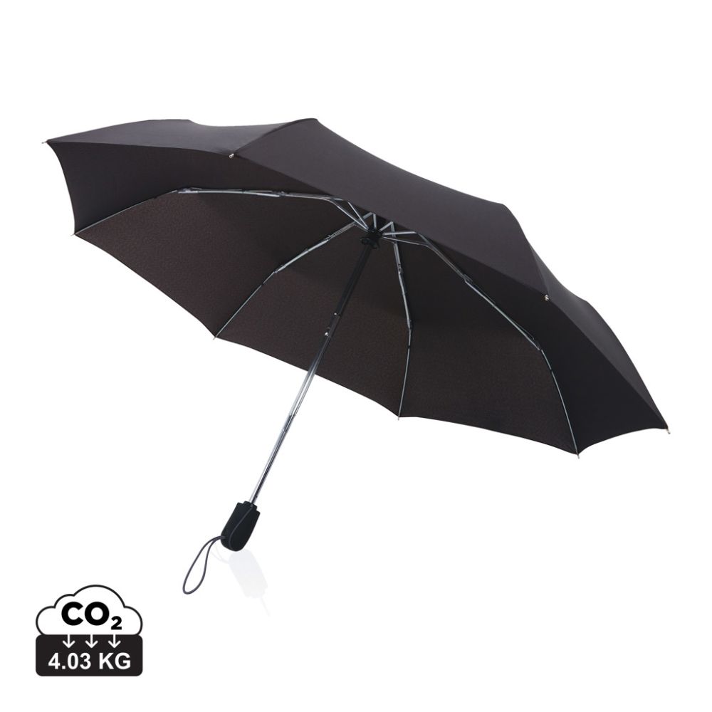 Swiss Peak AWARE™ Traveller 21" automatic umbrella made of rPET with your logo