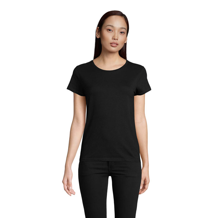 Women's T-shirt PIONEER WOMEN in organic cotton, fitted cut, with your print