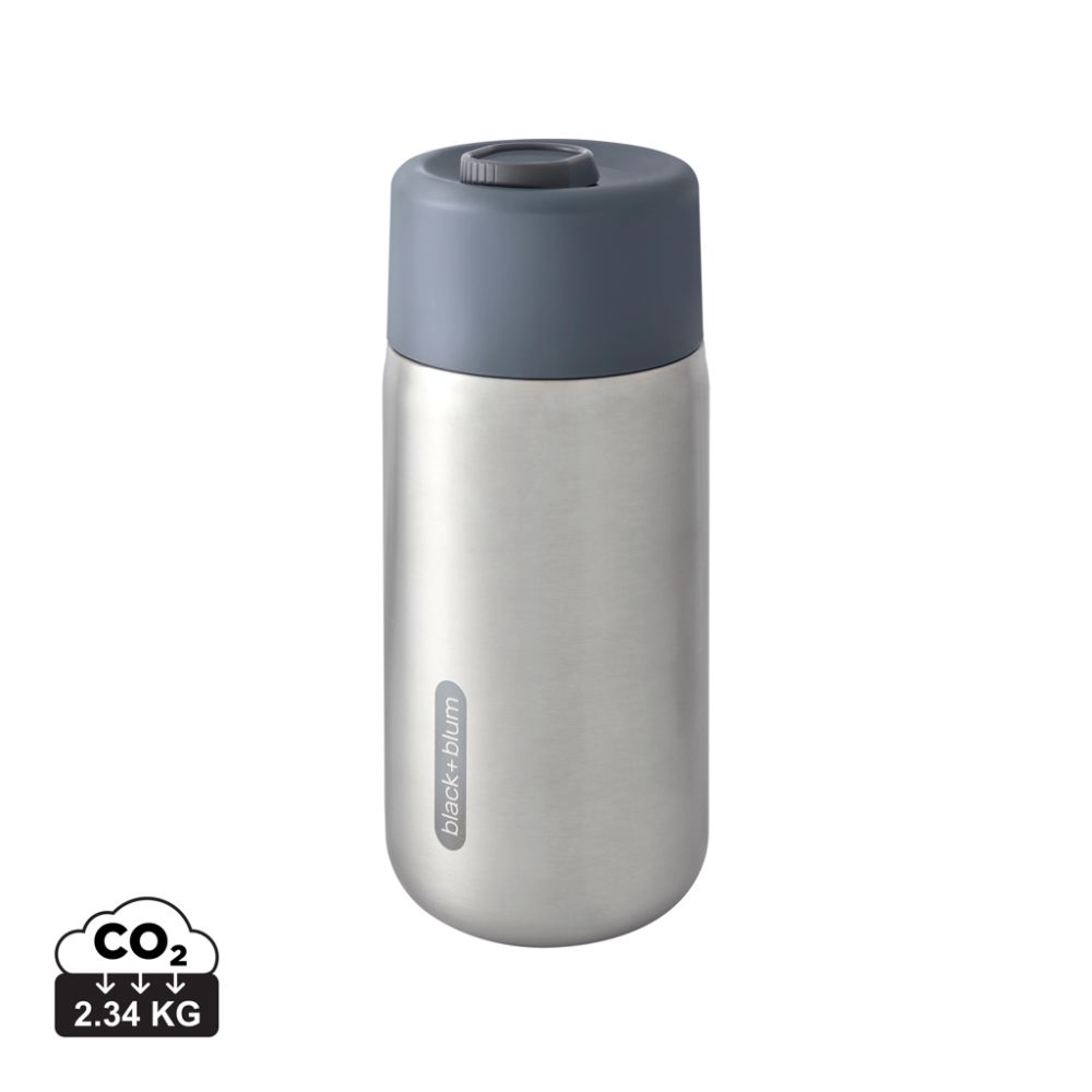 Termokrūze Black+Blum no nerūsējošā tērauda 340 ml, hermētisks vāks, ar jūsu logo