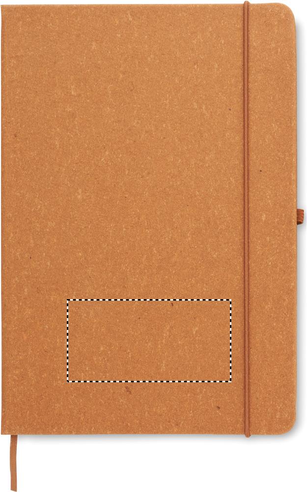 Print position NOTEBOOK FRONT PAD