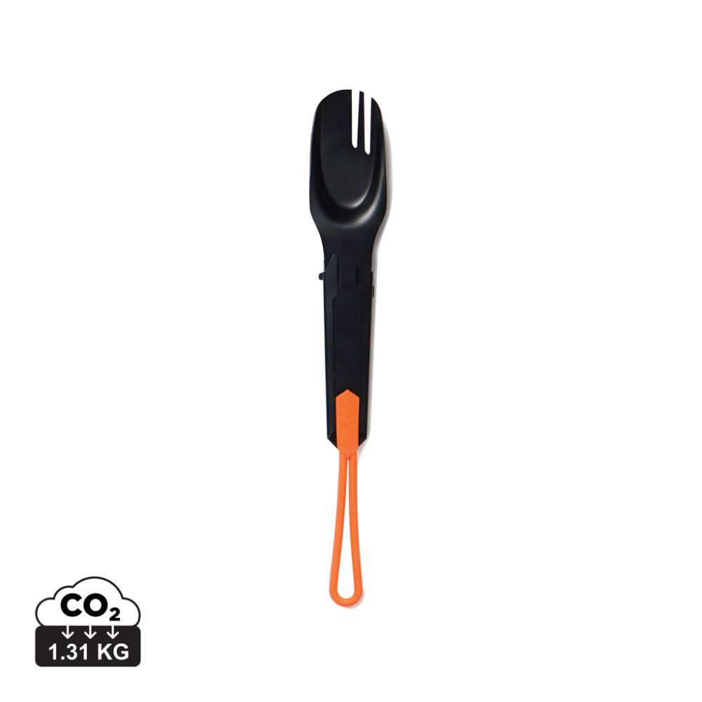 Nordic Drift Trail 4 in 1 outdoor cutlery with titanium coating and your logo