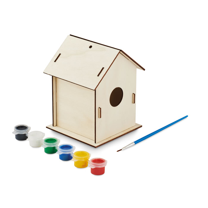 Koka putnu būrītis PAINTHOUSE pašmontāžai ar jūsu logo