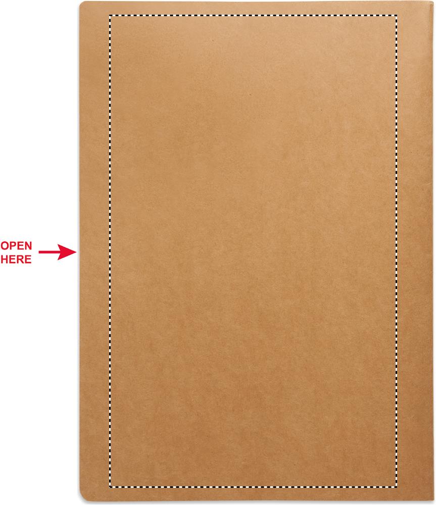 Apdrukas vieta NOTEBOOK BACK
