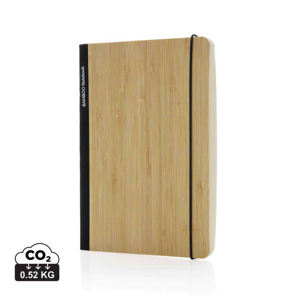 A5 Notebook Scribe with bamboo cover and FSC® paper with your logo