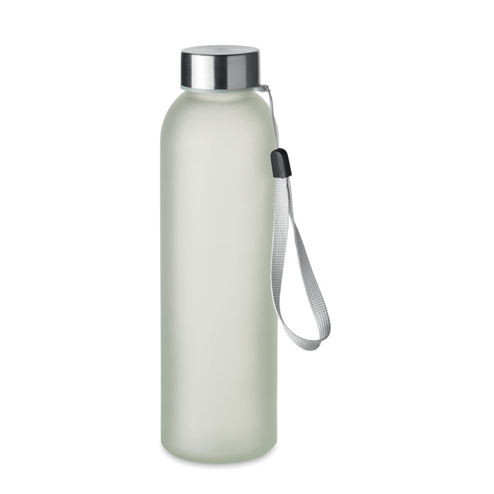 Stikla pudele OLMA 500 ml ar nerūsējošā tērauda vāku ar jūsu logo
