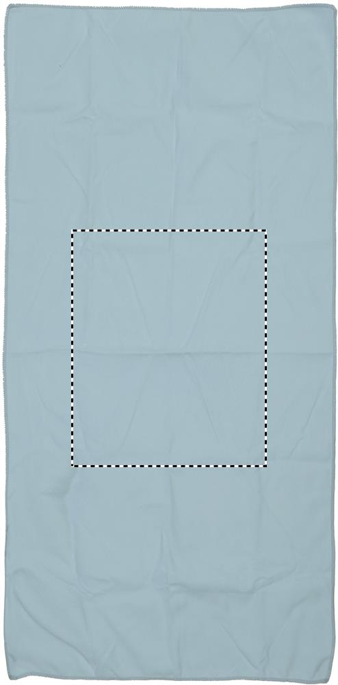 Print position TOWEL FRONT CENTER E