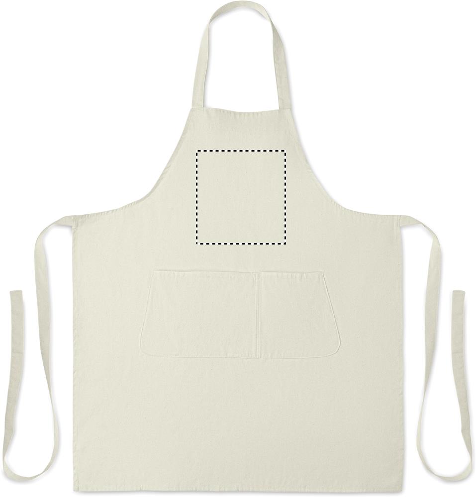Print position FRONT ABOVE POCKET