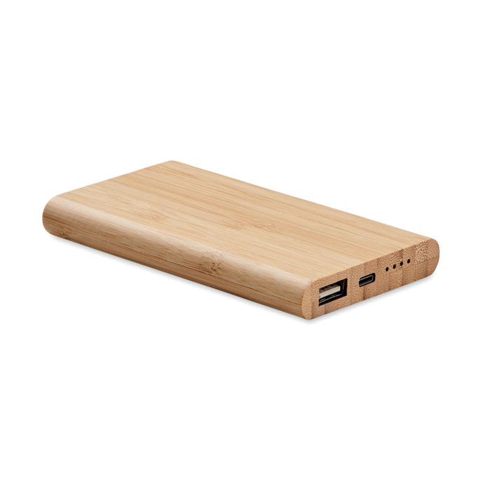 Bambusa jaudas banka ARENAPOWER C 4000 mAh ar jūsu logo