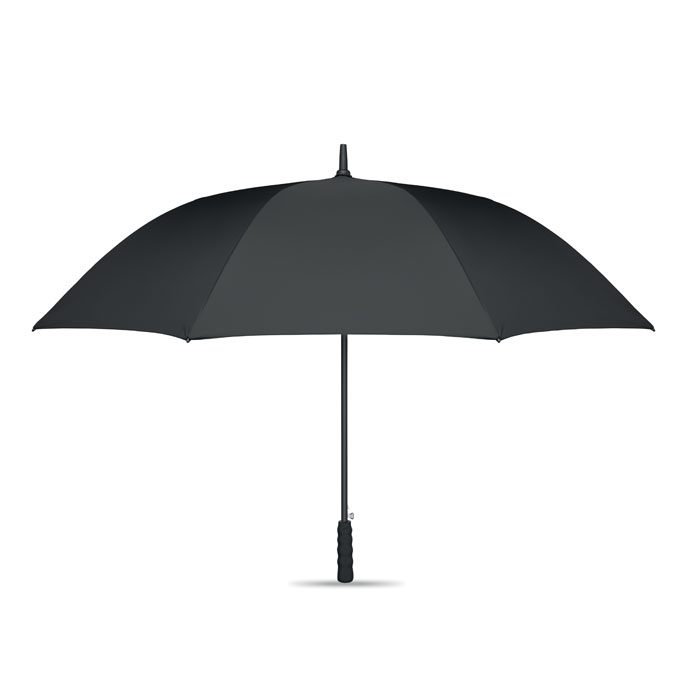 Windproof umbrella LLUVIA made from RPET with auto open and your logo