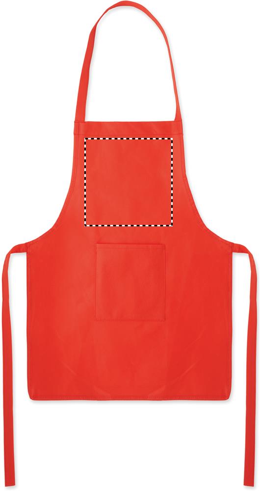 Print position FRONT ABOVE POCKET