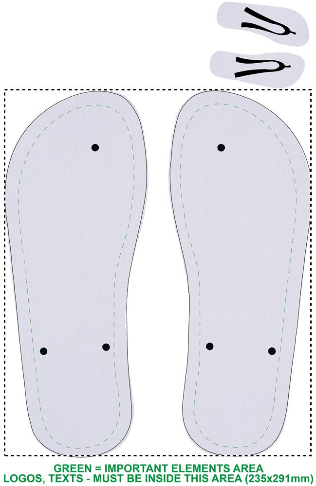 Apdrukas vieta SLIPPERS