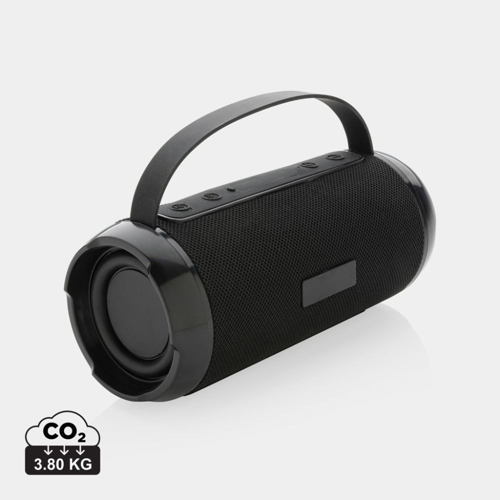 Wireless speaker Soundboom 6 W made from recycled plastic, waterproof, with your logo
