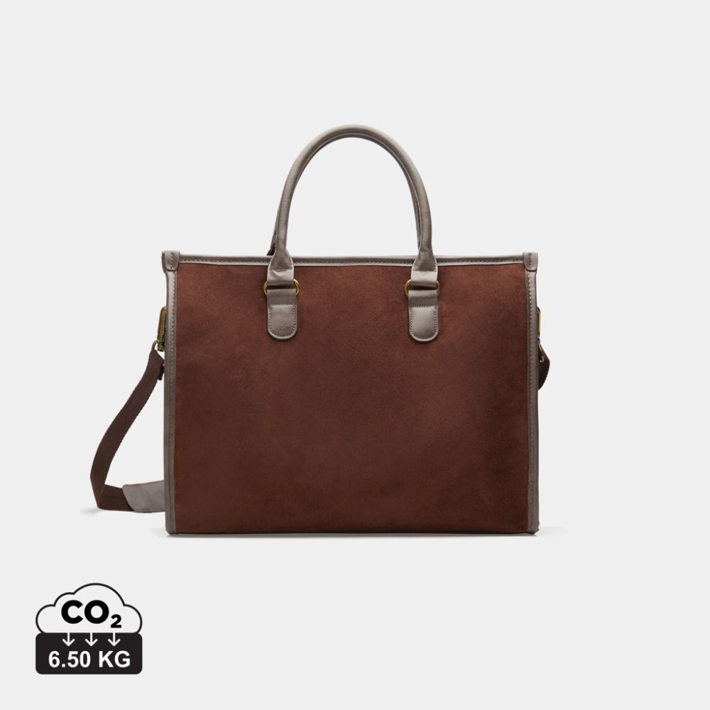 VINGA Hunton computer brief for 17" laptops with adjustable strap and your logo