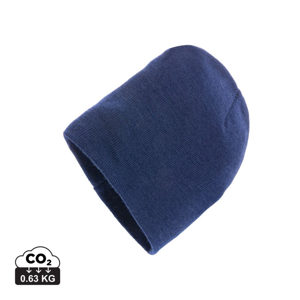 Impact AWARE™ classic beanie with Polylana® yarn, lightweight, with your logo