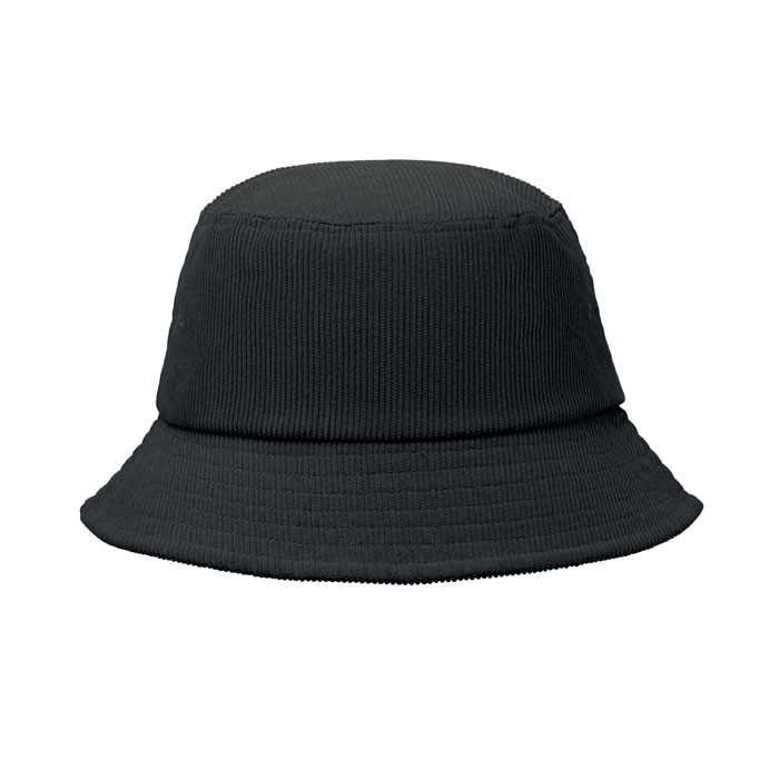 Corduroy bucket hat SCOOP in soft polyester cord with your logo