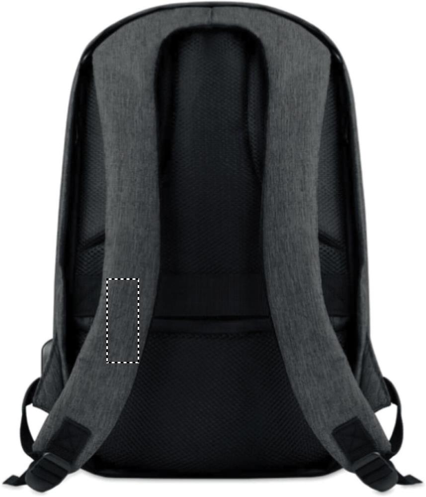 Print position SHOULDER STRAP RIGHT