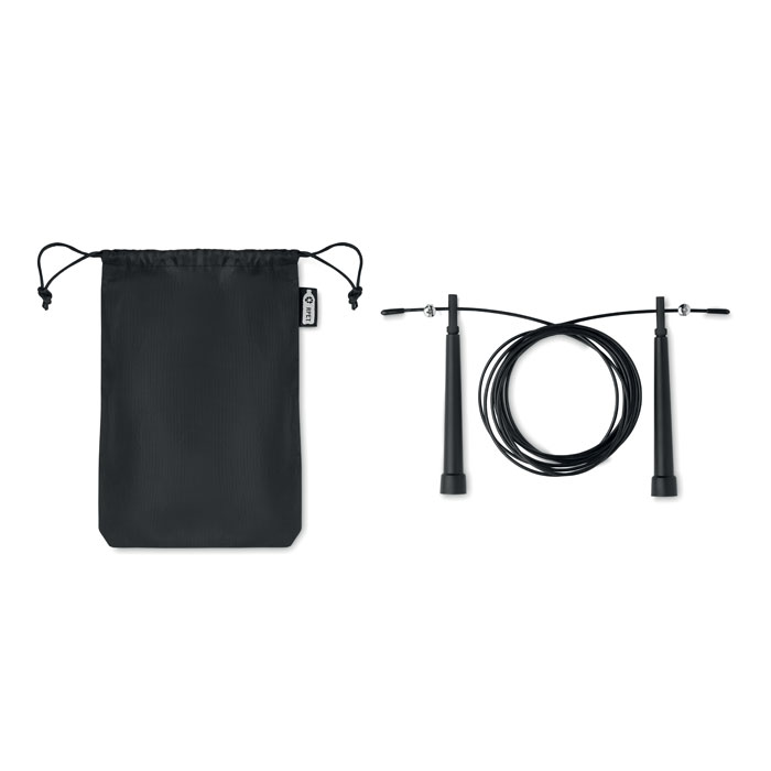 Speed jumping rope SNEL with adjustable length and pouch, with your logo