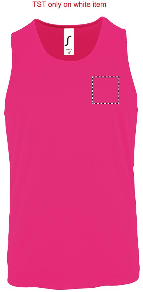 Print position CHEST LEFT