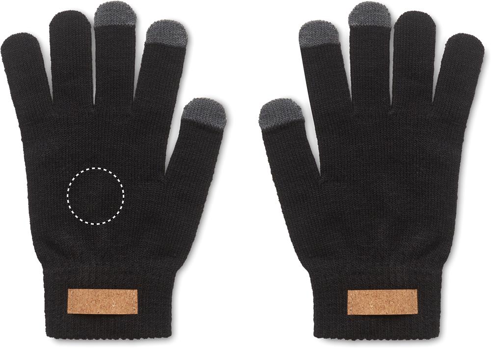 Print position TOP GLOVE LEFT