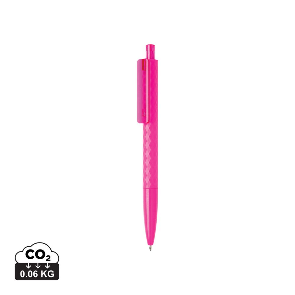 X3 ballpoint pen made from R-ABS with diamond pattern, with your logo