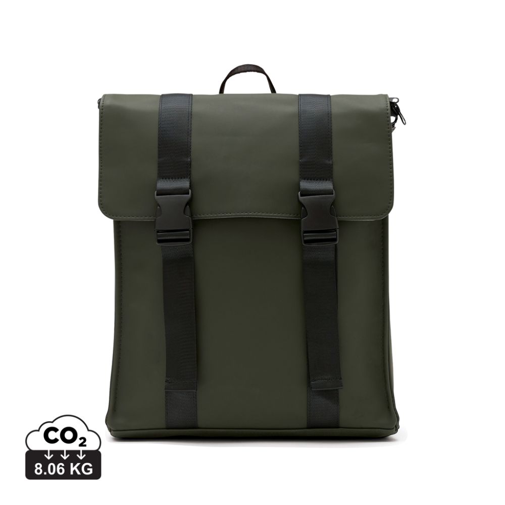 VINGA Baltimore RCS backpack made of PU, 19 l, with your logo