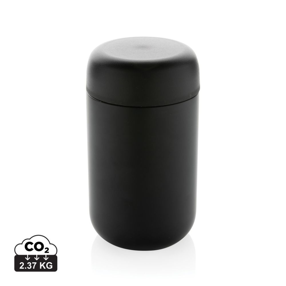 Vacuum tumbler Brew 360 ml in recycled stainless steel with your logo